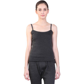 Buy Vimal-Jonney Black Wool Blend Plain Thermal Top For Women Online ...