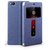 Heartly GoldSand Sparkle Luxury PU Leather Window Flip Stand Back Case Cover For ZTE Nubia Z9 Dual Sim - Power Blue