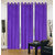 Exclusive Set of 3 Plain Purple Window Curtain
