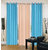 Exclusive Set of 3 Plain (2 Sky Blue + Cream) Window Curtain