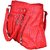 Vijay Accessiories Red Plain Handbag