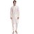 Arose Fashion Off-White Silk Kurta Pajama Set