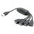 4 Port USB 2.0 High Speed Cable Hub for Pc / Laptop