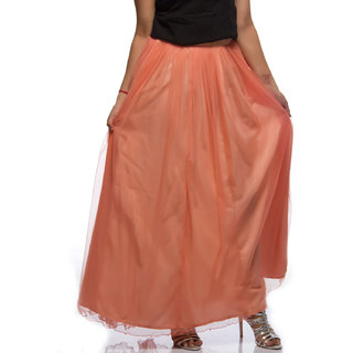 net maxi skirt