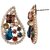 JAZZ CZ  Multicolor Traditional AD Stone Studded Antique Design Earrings (JER381)