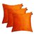 Lushomes Orange Embossed Blackberry Cushion Cover (Pack of 3)
