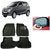 V-Cart Combo Offer For 3D Car Floor Mat -Maruti Suzuki Alto 800-Black+Free 2Pcs-Blind-Spot-Mirror