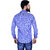 Integriti Blue Button Down Full Sleeve Mens Casual Shirt