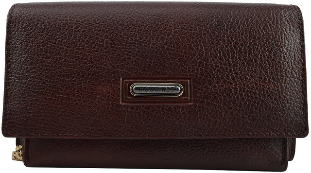Buy MOOCHIES Maroon Leather Women's Purse at Amazon.in