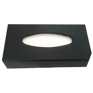 Takecare Tissue Box Holder - Black For Chevrolet Beat