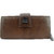 Moochies Ladies Pure Leather Wallet/Clutch, Light Brown mocww15chiku