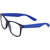 Lens Clear Black Frame White glass Wayfarer Sunglasses-LSW-0104