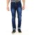 AVE Fashion Dark Blue Monkey Wash Plus Size Jeans For Men