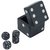 Craft Art India Handmade Wooden Dice In Dice Game Set - 2.5 Inches In Black Colour Cai-Hd-0280