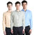 AVE Fashion Cotton Blend Multi Color Shirts For Mens-Pack of 3