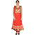 Ready Made Premium Embroidery Net Anarkali Dress + Bottom + Dupatta (3 PC) Red