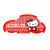 TAKECARE HELLO KITTY NON SLIP PAD  FOR MARUTI ALTO K-10