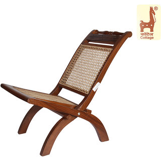 Buy Cottage Emporium Folding Cane Knitted Chair Sheesham Wood Online 4194 From Shopclues Includes fine chair cane, binder cane, awl, and pegs. cottage emporium folding cane knitted chair sheesham wood