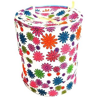 White Red Laundry Bag