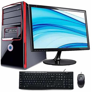 Buy Assembled Zebronics Dual Core 2 Gb Ram Computer Desktop Black Red Online 9499 From Shopclues