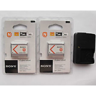 2x Sony NP BN1 Battery BC CSN Charger For TX1 TX5 TX7 W380 W350 W320 W310 came Battery