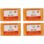 Khadi Orange Glycerine Soap set of 4 (500 gm)