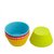 6pcs Silicone Round Shape Bakeware Cake, Muffins Tart & Cup cake Moulds