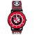 Men Red Dial Analod Casual leather Belt Watches