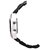 Unisex White Black Dial Black Belt Digital Designer dial Women And Men Watches