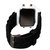 Unisex White Black Dial Black Belt Digital Designer dial Women And Men Watches