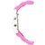 Unisex White Black Dial Pink Belt Digital Designer dial Women And Men Watches