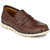 Footlodge Men's Brown Slip On Casual Shoes