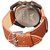 Men Advogoe Gloden black Dial With Brown Belt boys Watches