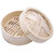 Godskitchen Round Shape Momos / Dimsum / Wanton Steamer Bamboo Box - Round Shape Momos Bamboo Basket in 7 Inch