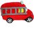 Soft Buddies Plush Toy Fire Brigade Truck, Red