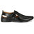 Footlodge Men's Black Velcro Sandals