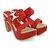 Hansx Women's Red Heels