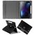 Koko Rotating 360 Leather Flip Case For Iball Slide 3G Q7271-Ips20 Tablet Stand Cover Holder Black