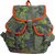 Vivinkaa Camo Green Canvas Backpack for Women 