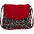 Vivinkaa Red Tiger Canvas Sling Bag for Women 
