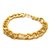 18KT goldplated FATHERS DAY SPECIAL designer mens bracelet by GoldNera