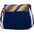 Vivinkaa Multi Blue Canvas Sling Bag for Women 