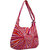 Vivinkaa Orange Printed Handbag