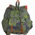 Vivinkaa Camo Green Canvas Backpack for Women 