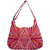 Vivinkaa Orange Printed Handbag
