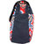 Vivinkaa Navy Abstract Canvas Sling Bag for Women 
