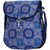 Vivinkaa Blue Tile Canvas Sling Bag for Women 