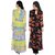 Klick2Style Pack of 2 Black Printed Cape Dress For Women