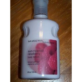 Bath Body Works Pleasures Classics Sun Ripened Raspberry Body Lotion 8 Oz