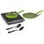 Combo Of Glen GL 3070 Induction Cooktop and Alda Set Of 2 Non-Stick Cookware (Green)